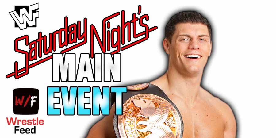 Cody Rhodes SNME Saturday Night's Main Event 2 Article Pic WrestleFeed App