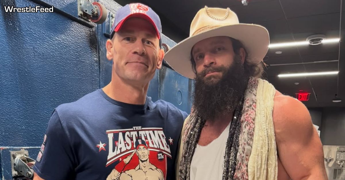 John Cena Elias Elijah WWE Saturday Night's Main Event Retirement Backstage December 13 2025 WrestleFeed App