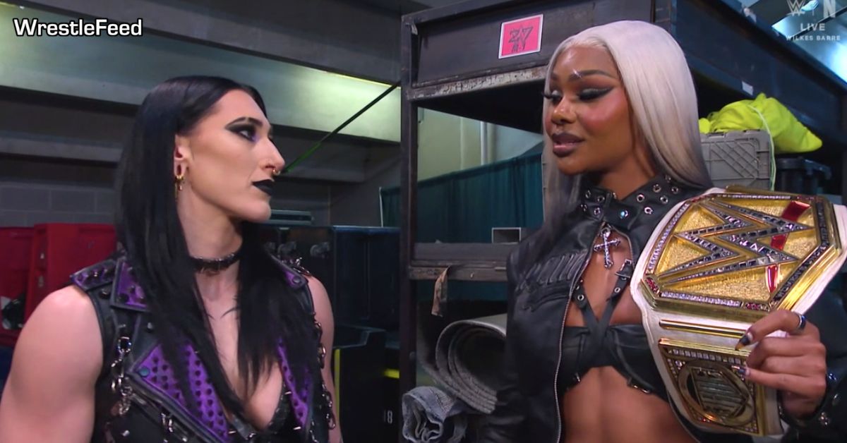 Rhea Ripley Jade Cargill WWE Women's Champion SmackDown December 12 2025 WrestleFeed App