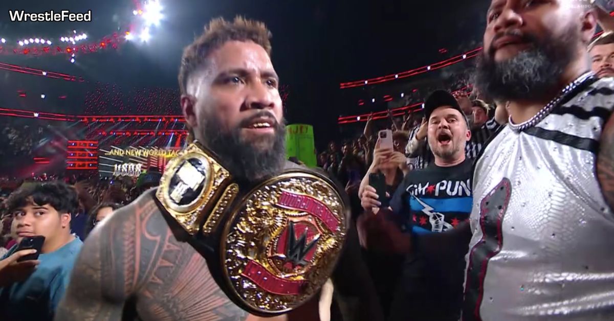 The Usos Jimmy Jey Uso Win World Tag Team Championship WWE RAW December 29 2025 WrestleFeed App