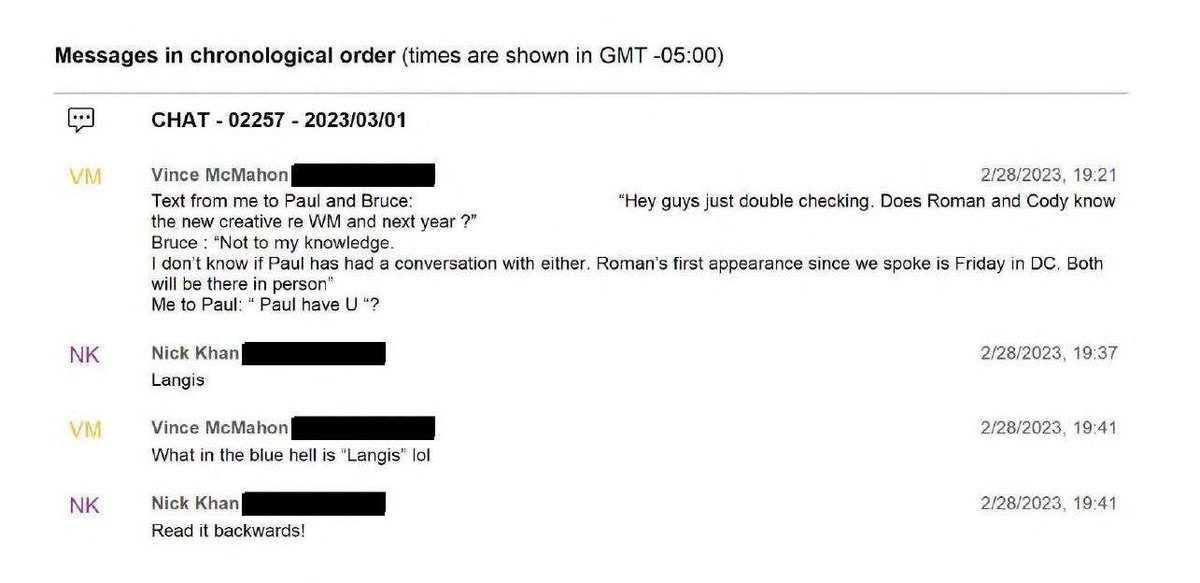 Vince McMahon was involved in WWE creative on the road to WrestleMania 39 in 2023