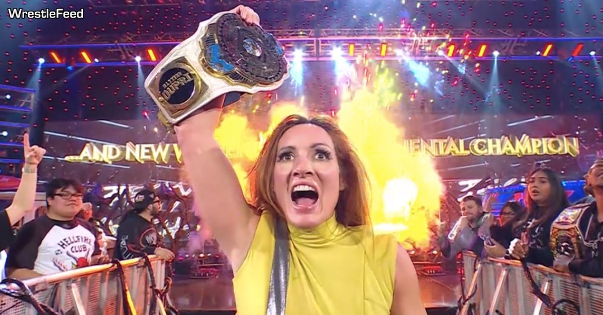 Becky Lynch wins the Women's Intercontinental Championship WWE RAW January 5 2026 WrestleFeed App