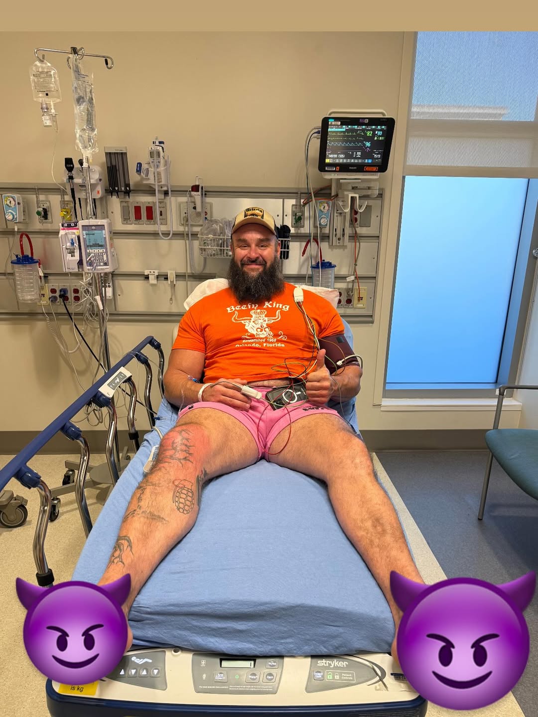 Braun Strowman Hospitalized Knee Infection