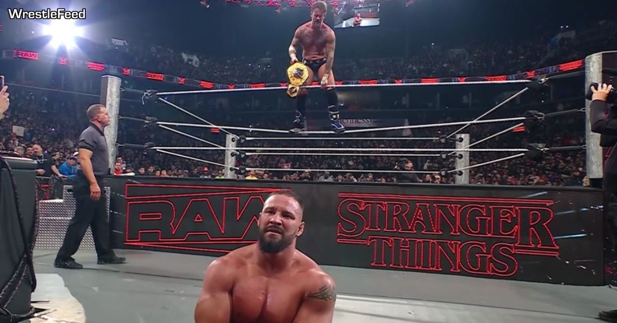 CM Punk defeats Bron Breakker WWE RAW January 5 2026 WrestleFeed App