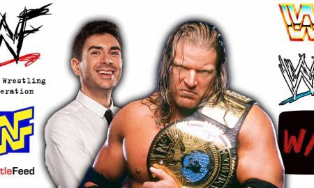 Tony Khan And Triple H Article Pic WrestleFeed App