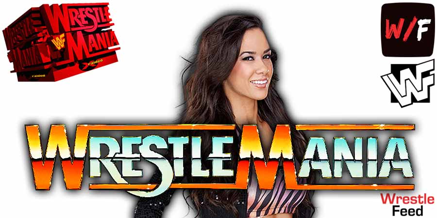 AJ Lee WrestleMania 4 WrestleFeed App