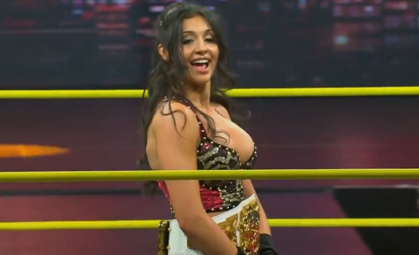 Arianna Grace Boobs Breasts Tits Wins TNA Knockouts World Championship No Surrender 2026