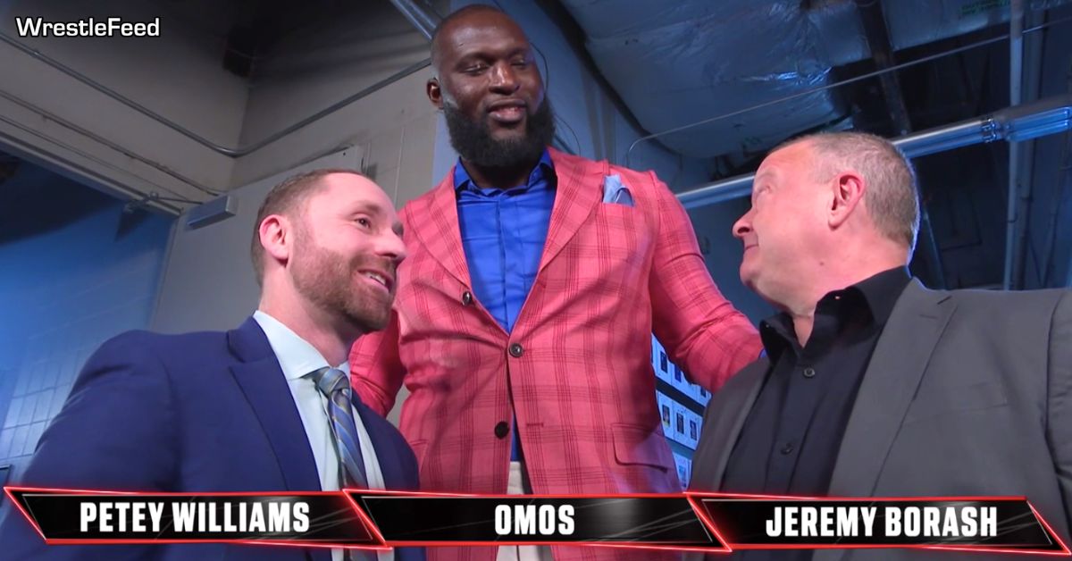 Petey Williams Omos Jeremy Borash WWE RAW February 23 2026 WrestleFeed App