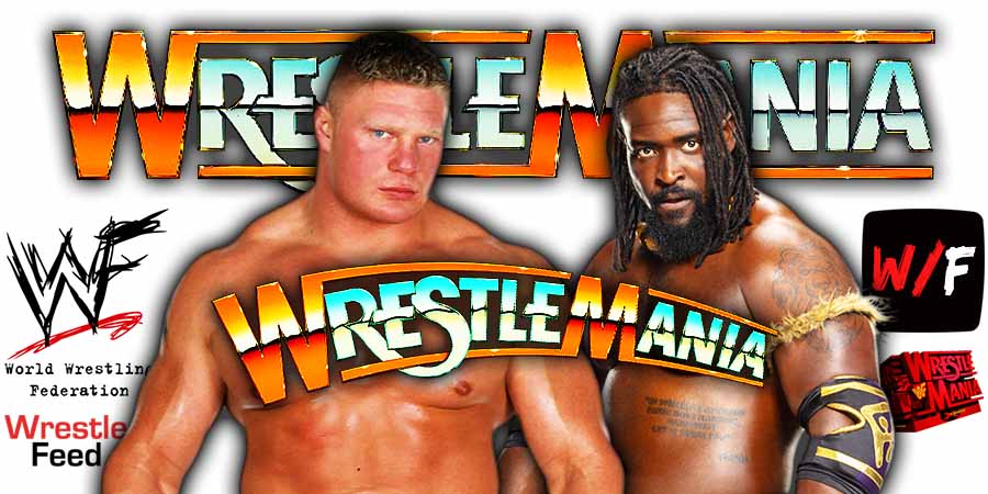 Brock Lesnar Vs Oba Femi 4 WrestleMania 42 WrestleFeed App