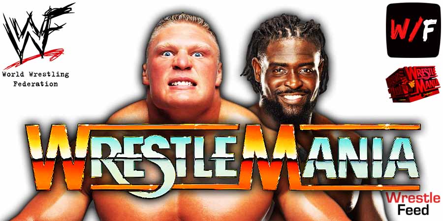 Brock Lesnar Vs Oba Femi 5 WrestleMania 42 WrestleFeed App