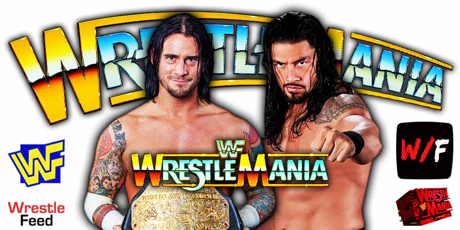 CM Punk Vs Roman Reigns 4 WrestleMania 42 WrestleFeed App