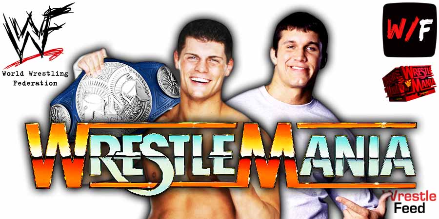 Cody Rhodes Vs Randy Orton 7 WrestleMania 42 WrestleFeed App