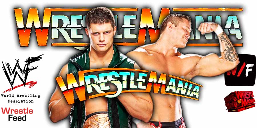 Cody Rhodes Vs Randy Orton 8 WrestleMania 42 WrestleFeed App