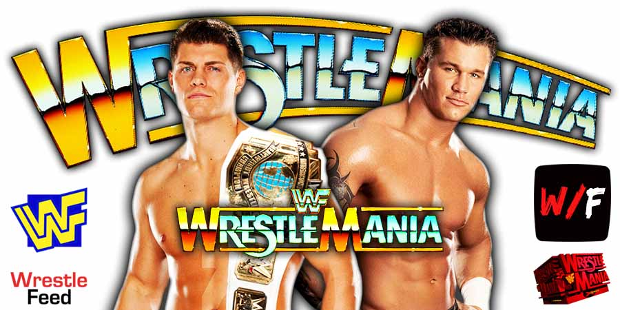 Cody Rhodes Vs Randy Orton 9 WrestleMania 42 WrestleFeed App