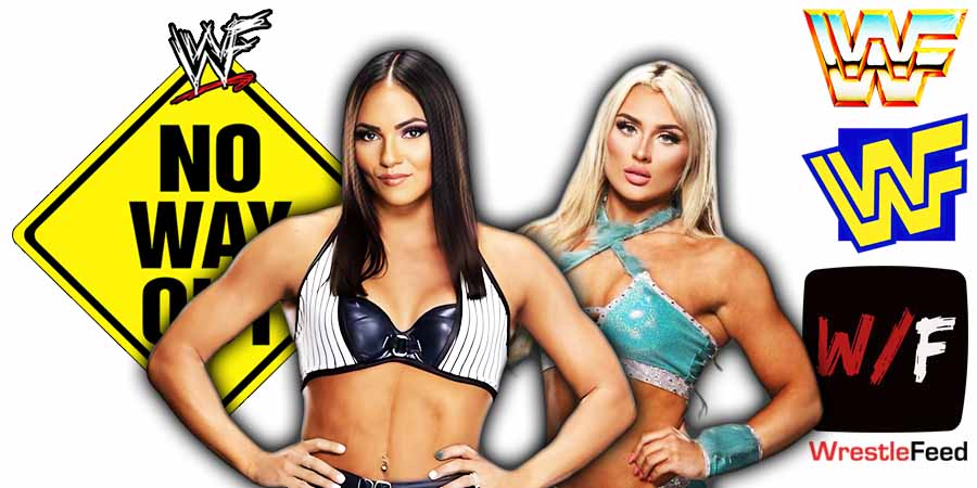 Kiana James And Tiffany Stratton Elimination Chamber 2026 WrestleFeed App