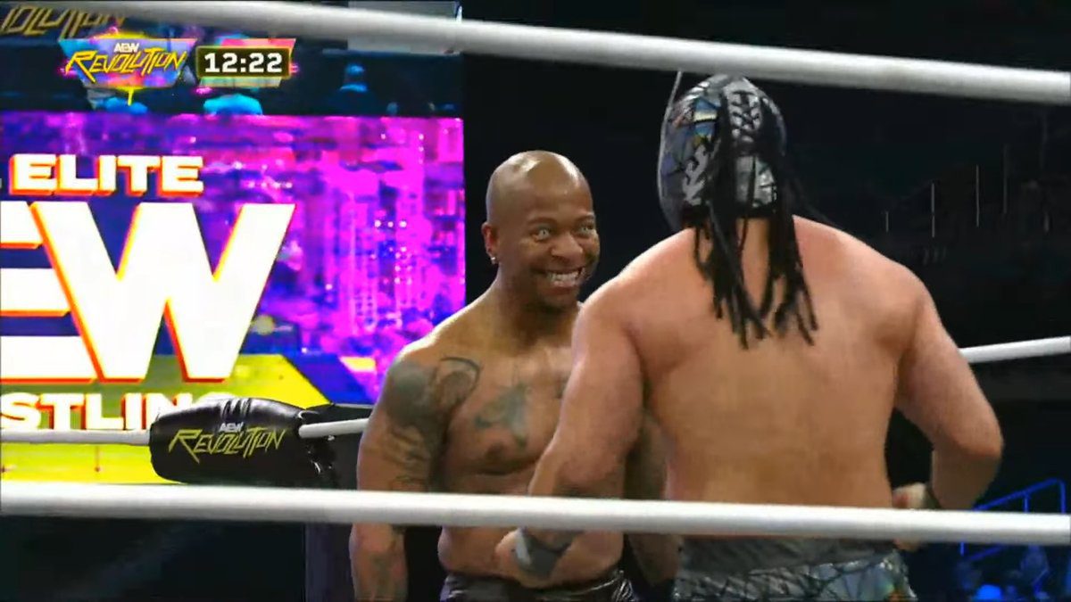 Lio Rush Bald AEW Revolution 2026