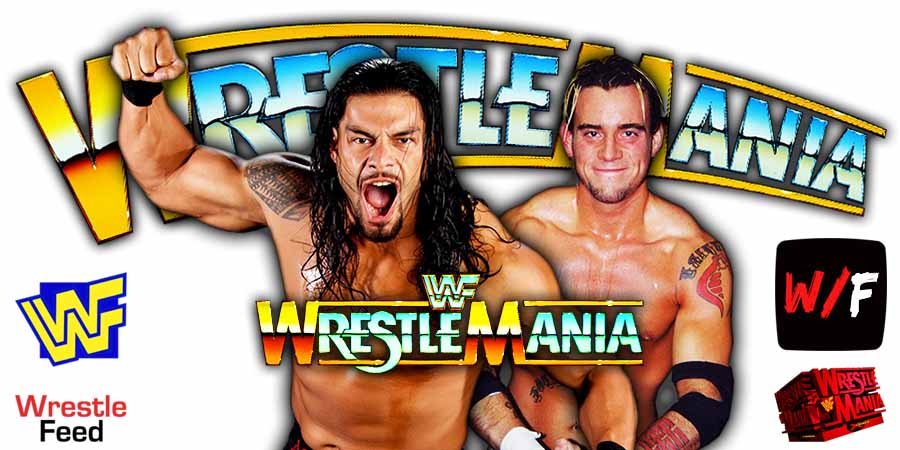 Roman Reigns Vs CM Punk 7 WrestleMania 42 WrestleFeed App