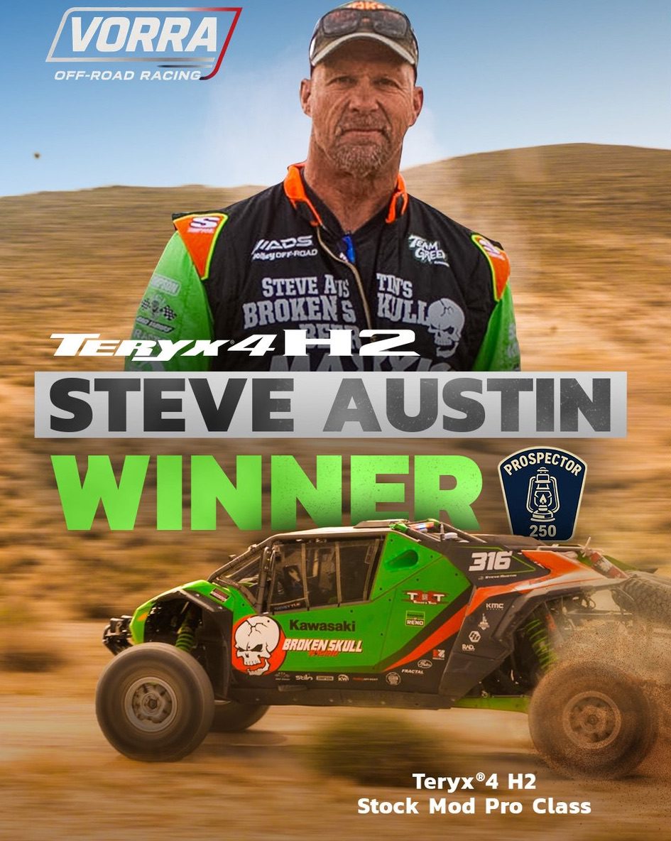 Stone Cold Steve Austin Wins Prospector 250 Race