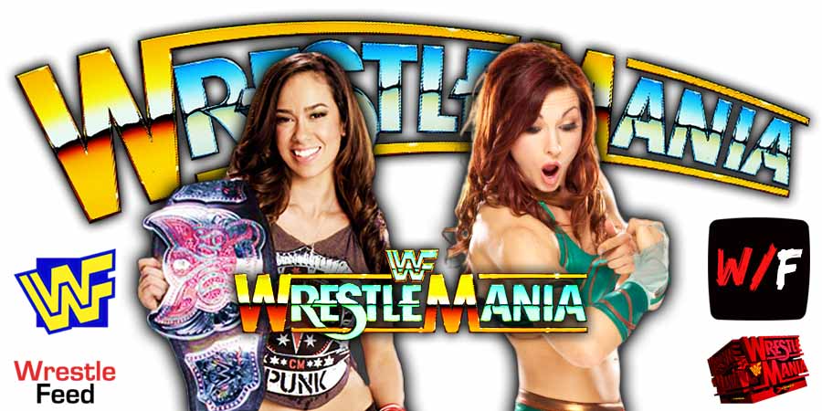 AJ Lee Vs Becky Lynch 2 WrestleMania 42 WrestleFeed App