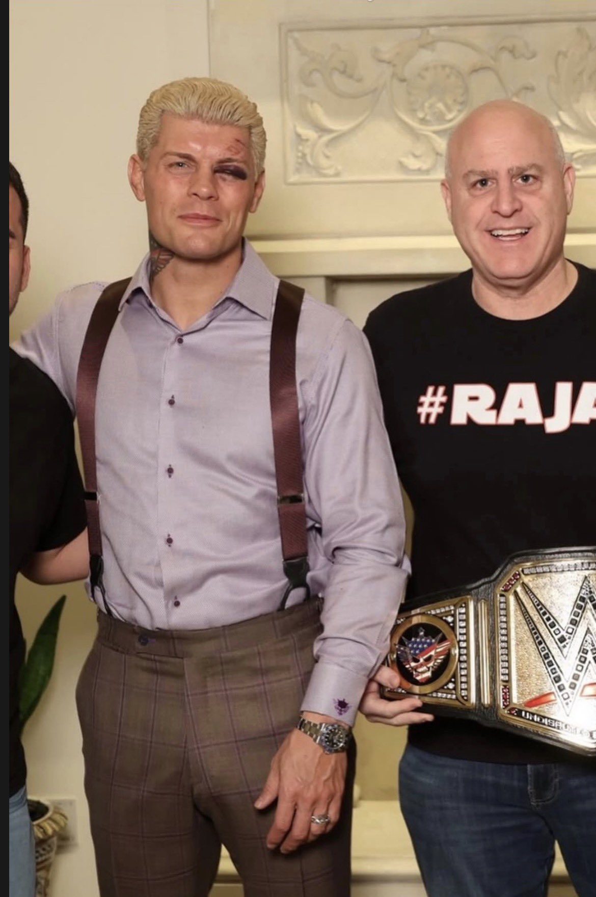 Cody Rhodes Black Eye Shut WrestleMania 42