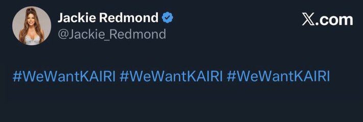 Jackie Redmond We Want Kairi deleted tweet