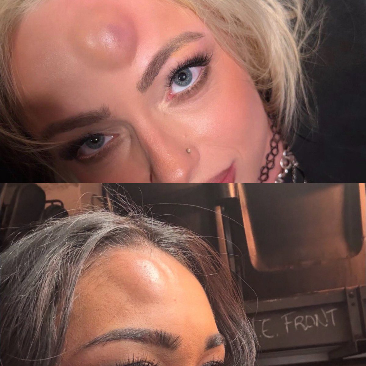 Liv Morgan Roxanne Perez forehead bumps