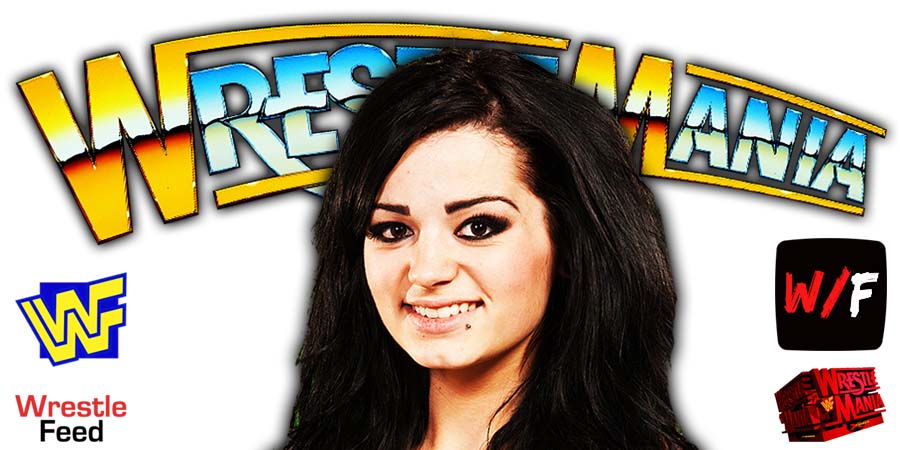 Paige WrestleMania b WrestleFeed App