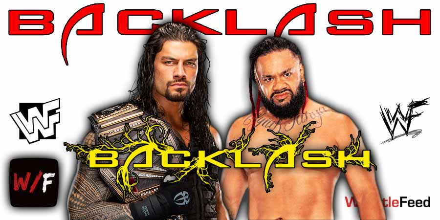 Roman Reigns Vs Jacob Fatu 5 Backlash 2026 WrestleFeed App