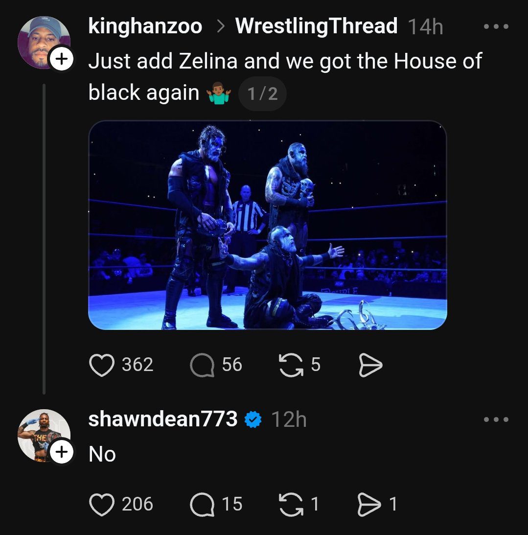 Shawn Dean Doesn't Want Aleister Black and Zelina Vega in AEW