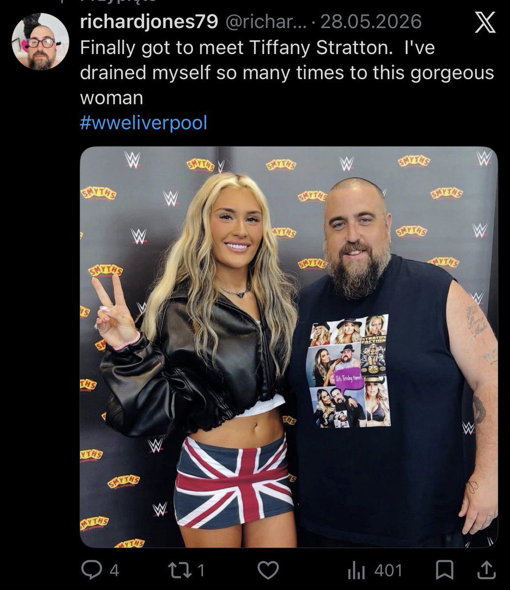 Tiffany Stratton Fan Creepy Post Meet & Greet May 2026