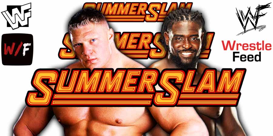 Brock Lesnar Vs Oba Femi 4 SummerSlam 2026 WrestleFeed App